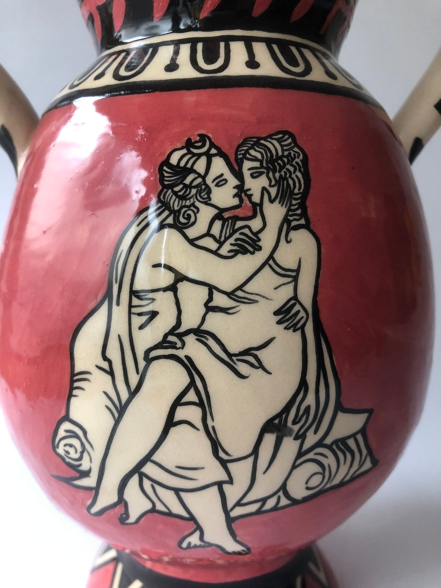 Sapphic Vase #2 (Callisto and Artemis)