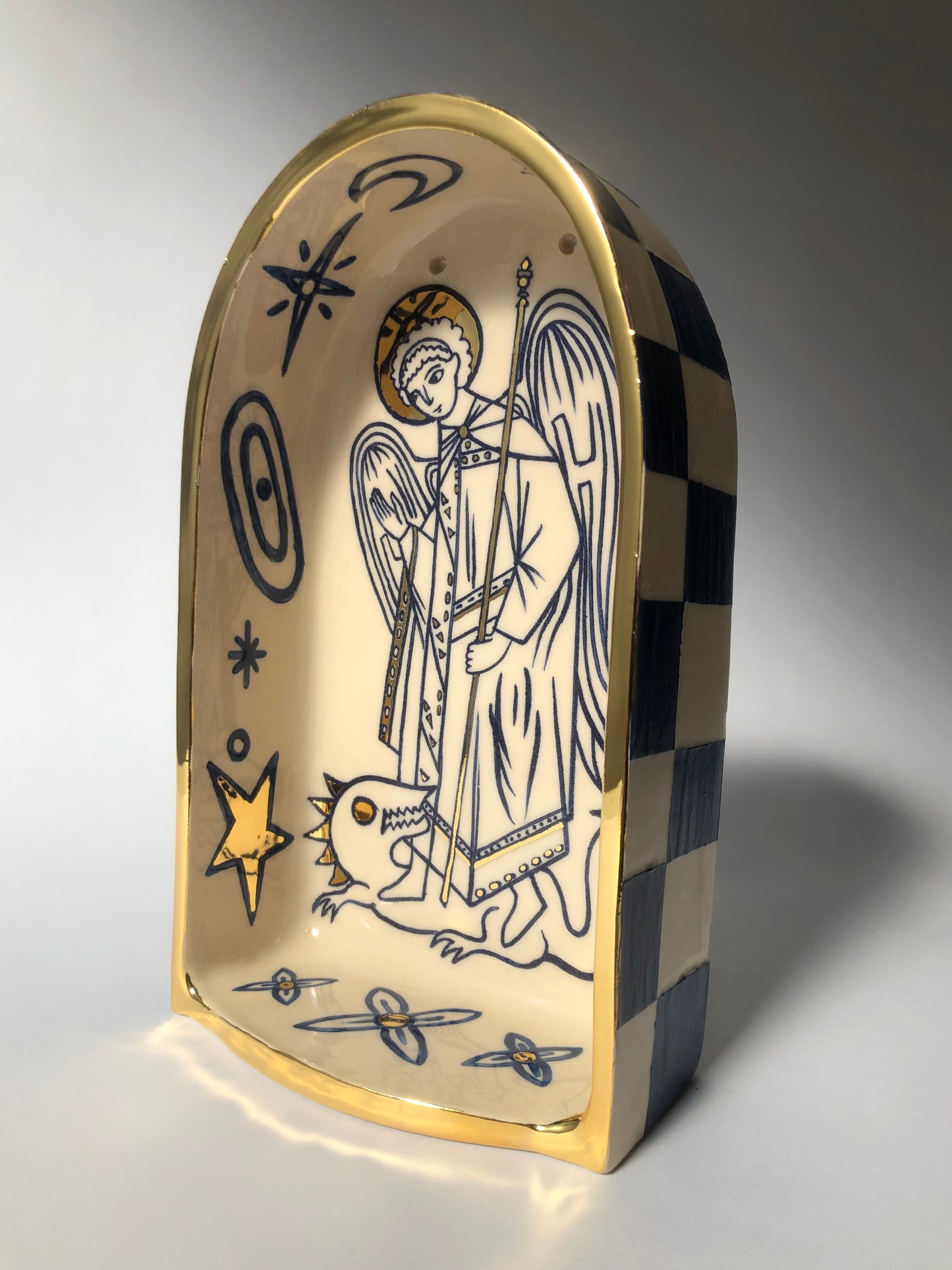 saint Michael ceramic altar
