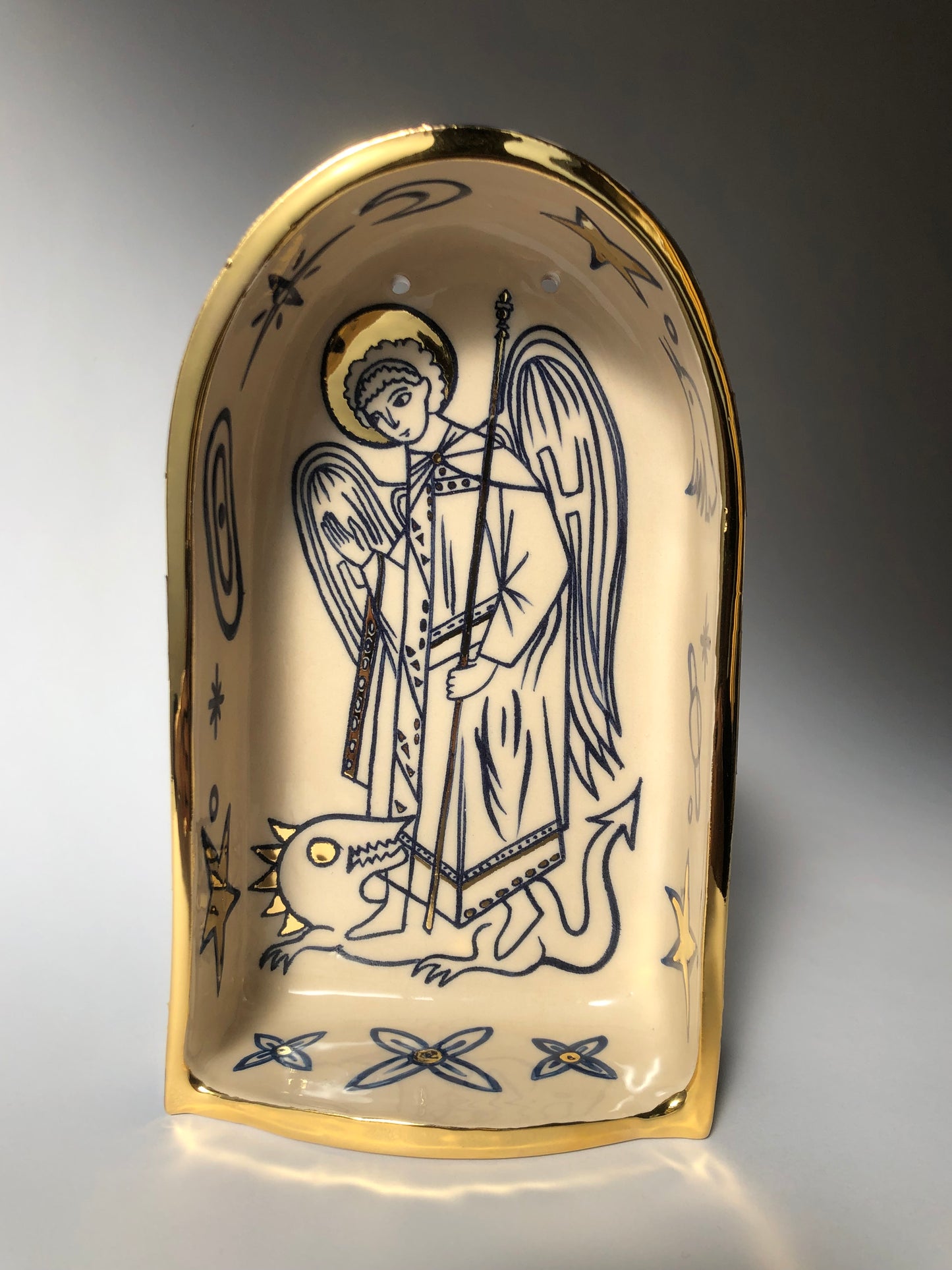 saint Michael ceramic altar