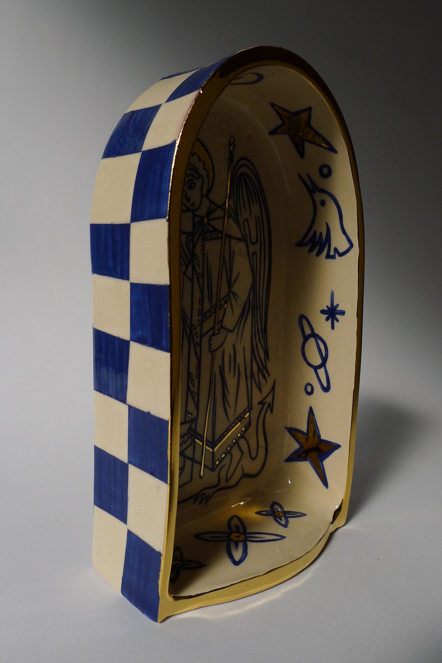saint Michael ceramic altar