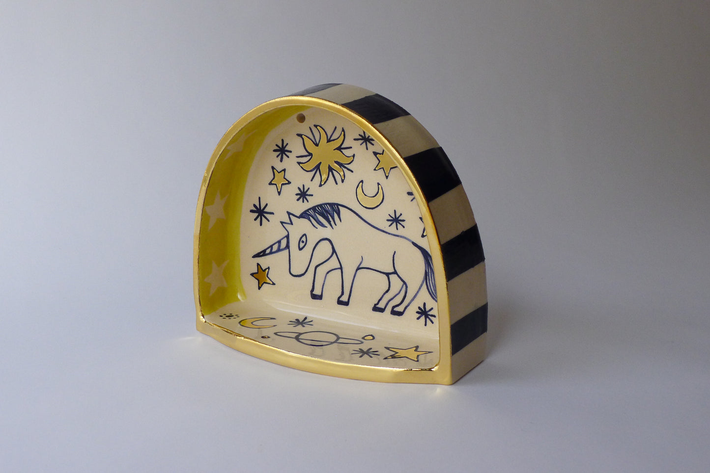 Unicorn ceramic shrine