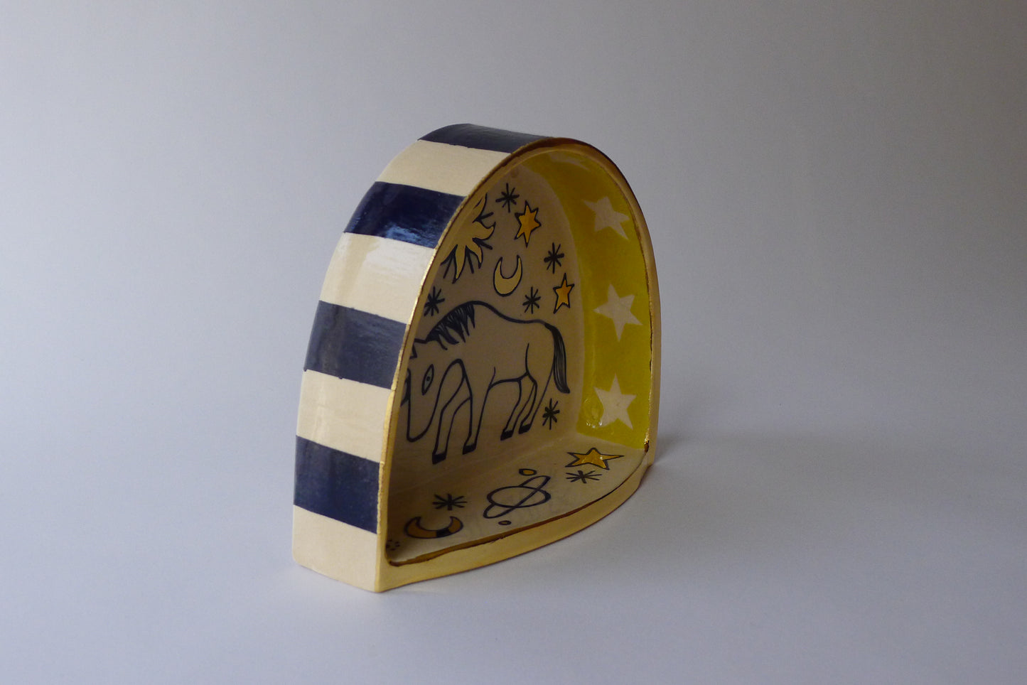 Unicorn ceramic shrine