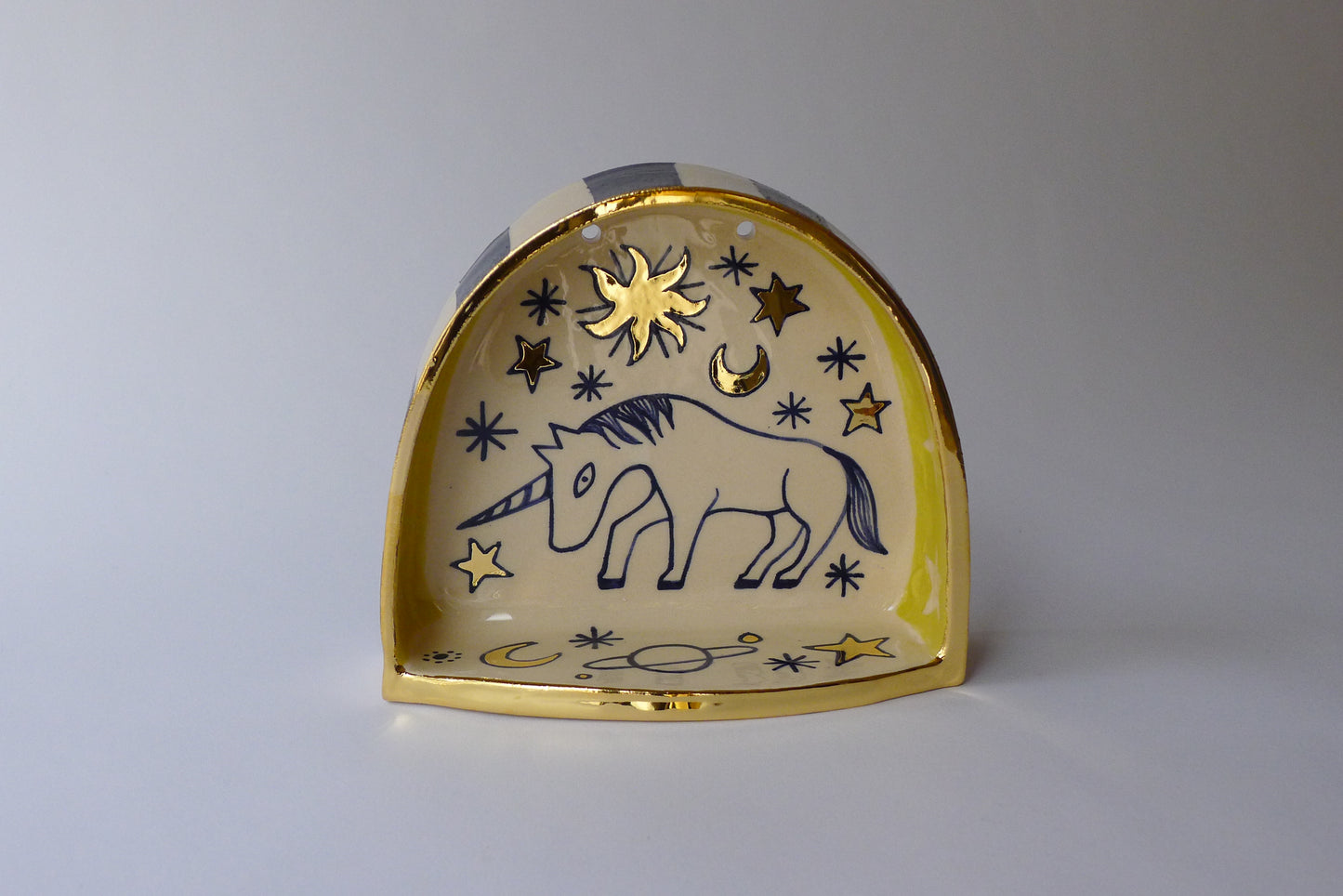 Unicorn ceramic shrine