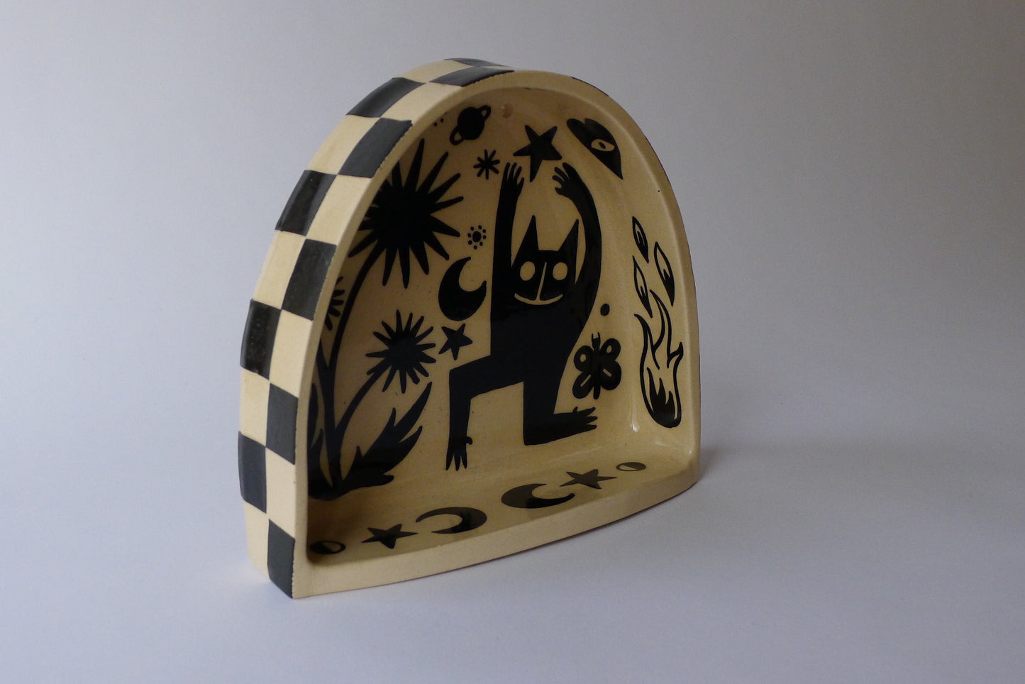 Magic daemon plant spirit ceramic shrine