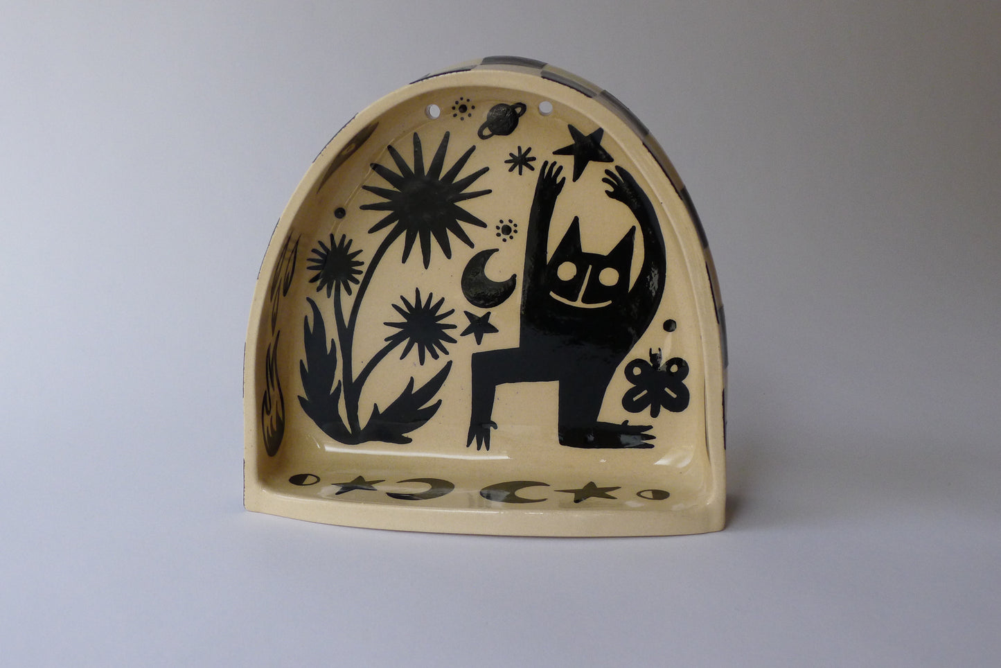 Magic daemon plant spirit ceramic shrine