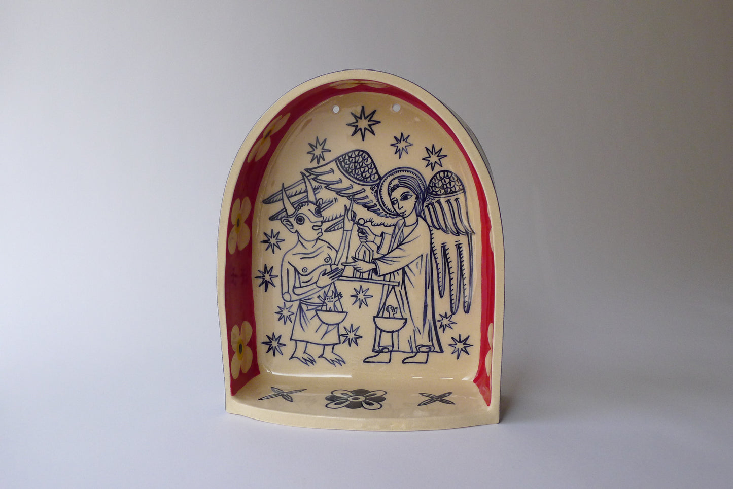 Psychostasis ceramic shrine