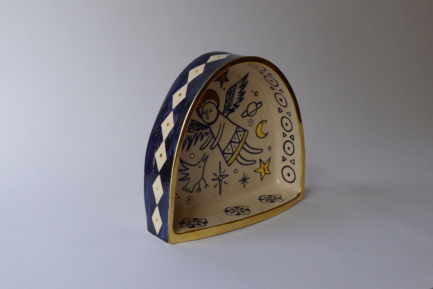 Guardian angel ceramic altar