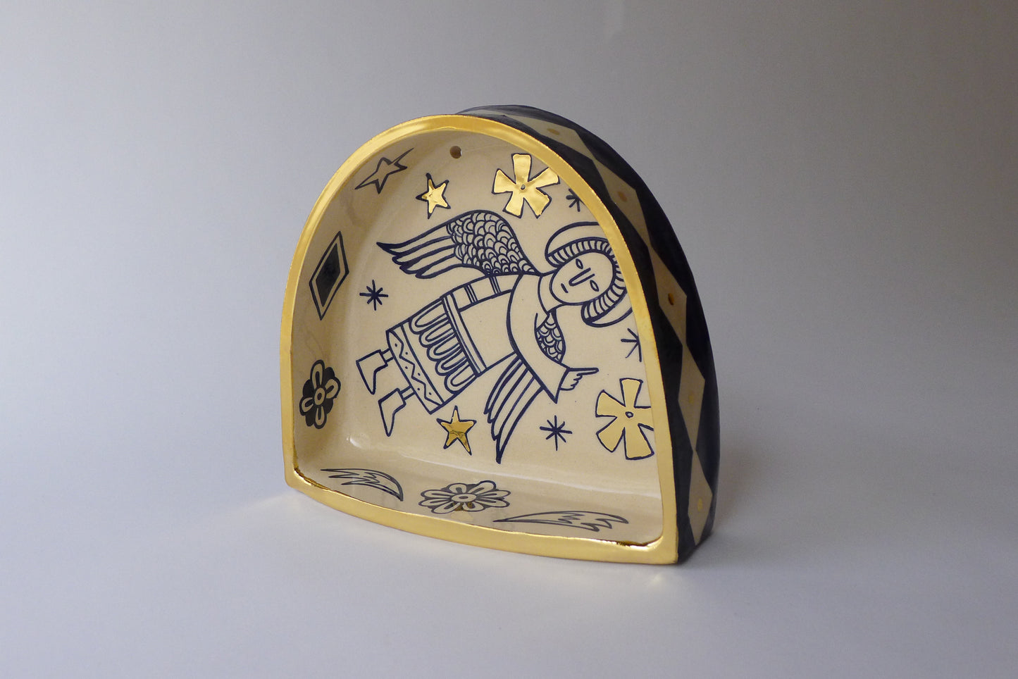 Guardian angel ceramic altar
