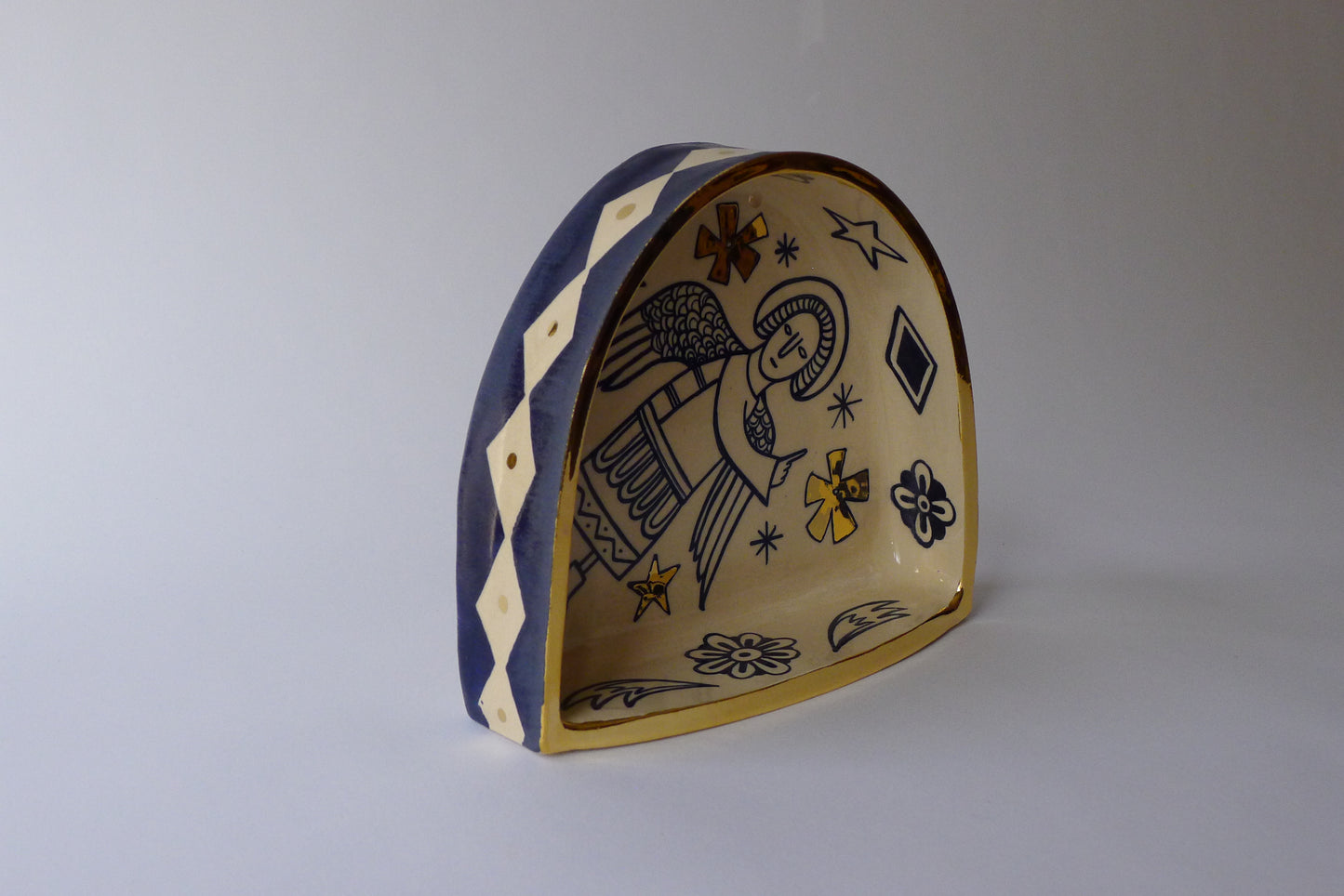 Guardian angel ceramic altar