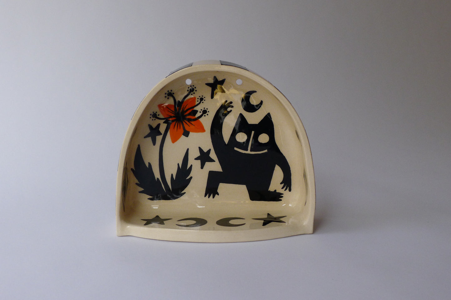 Magic daemon plant spirit ceramic shrine