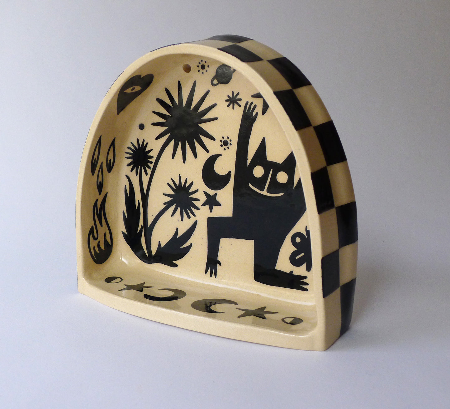 Magic daemon plant spirit ceramic shrine