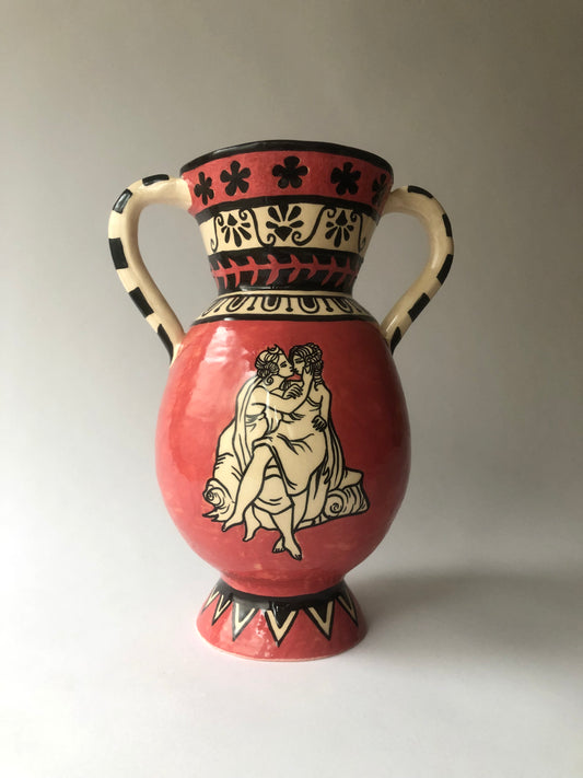 Sapphic Vase #2 (Callisto and Artemis)
