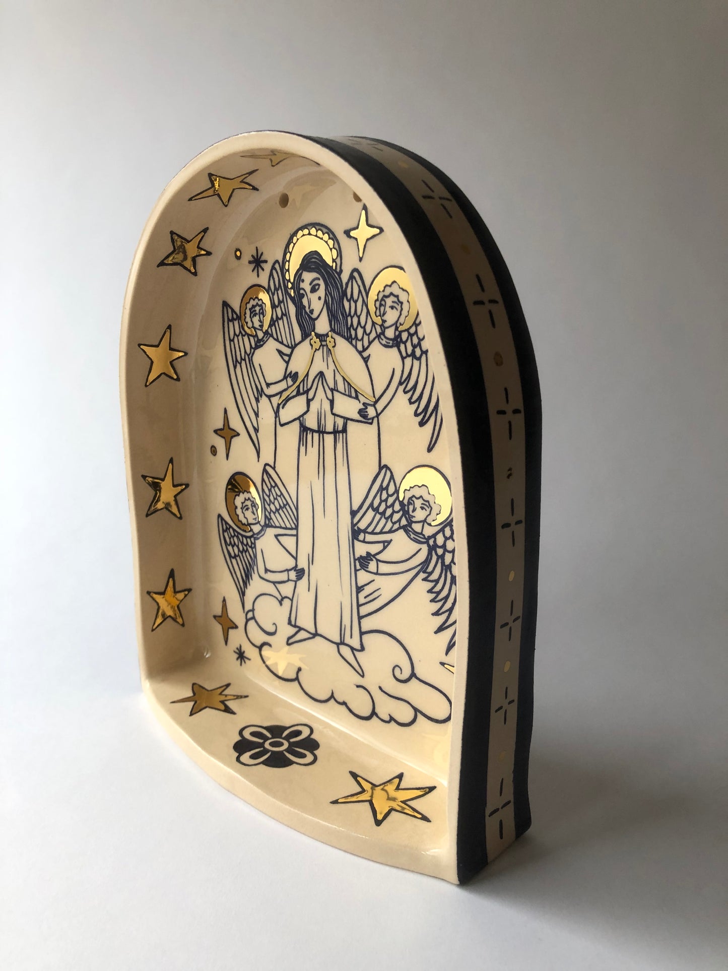 Santuario de cerámica de Santa Margarita y el dragón