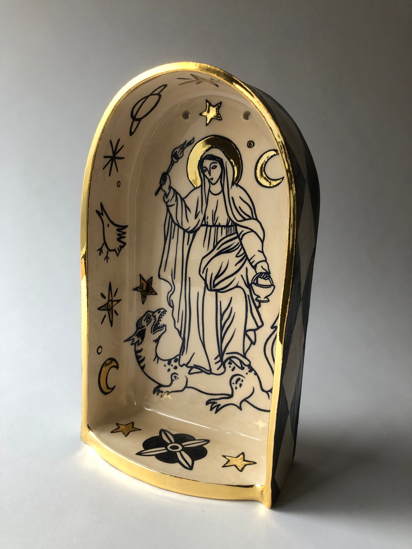 altar de cerámica de santa Marta