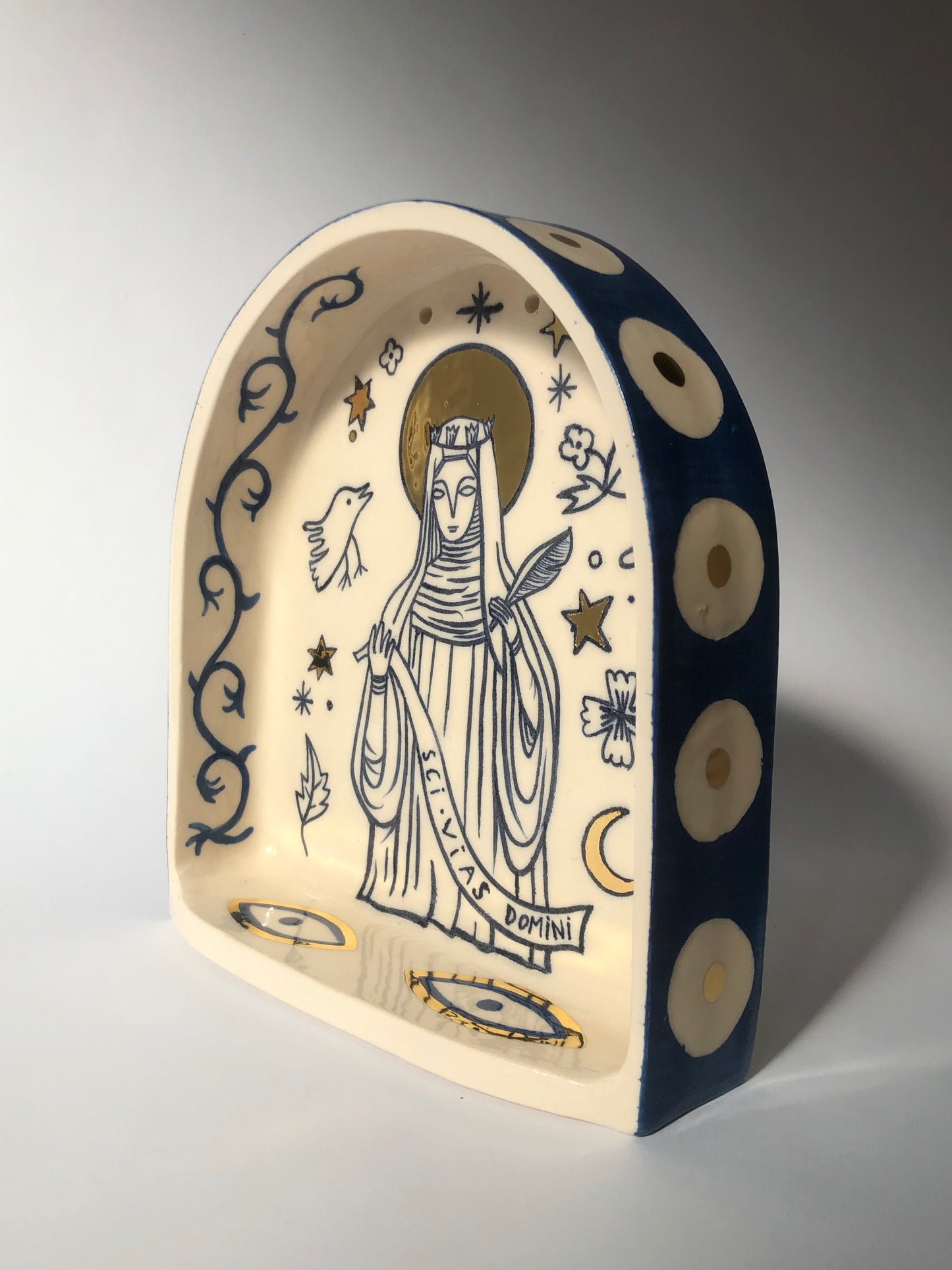 Hildegard von Bingen ceramic altar
