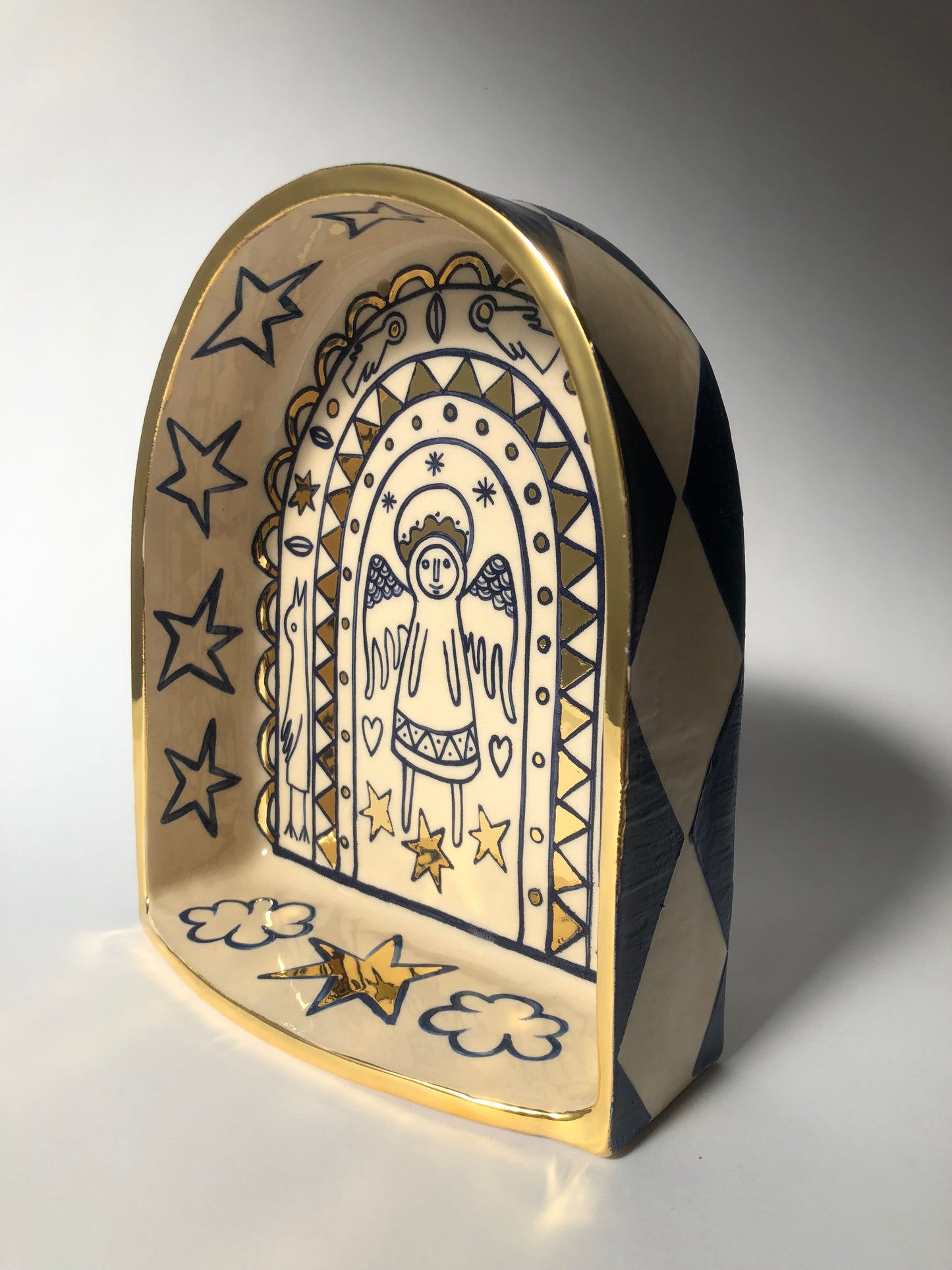 Angel's portal ceramic altar