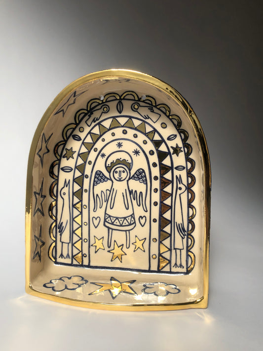 Angel's portal ceramic altar