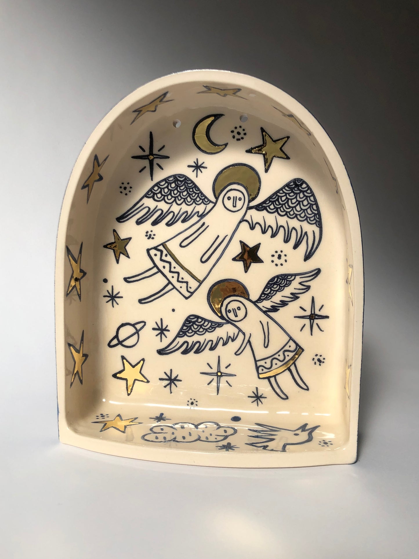 Guardian angel ceramic altar