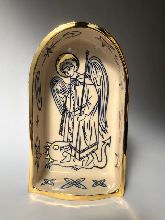 saint Michael ceramic altar