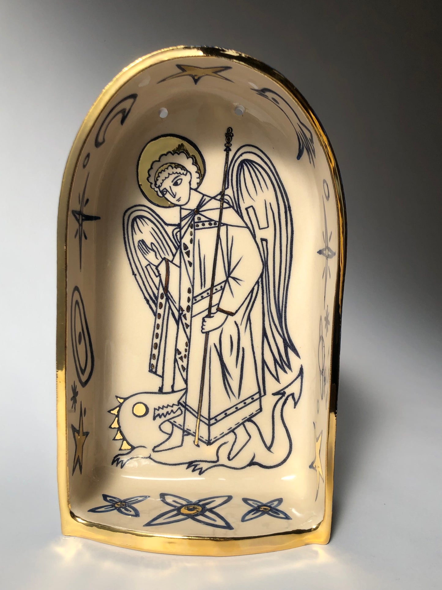saint Michael ceramic altar