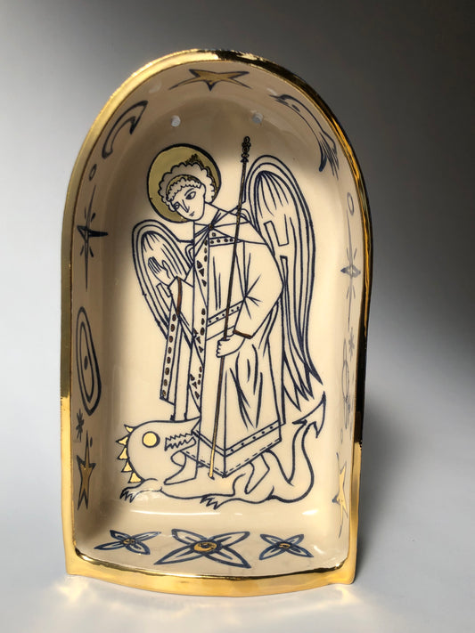 saint Michael ceramic altar