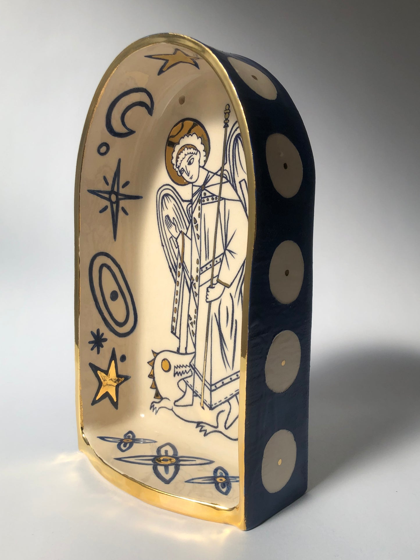 saint Michael ceramic altar