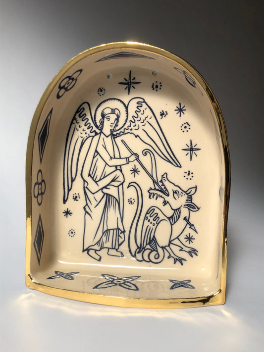 saint Michael ceramic altar