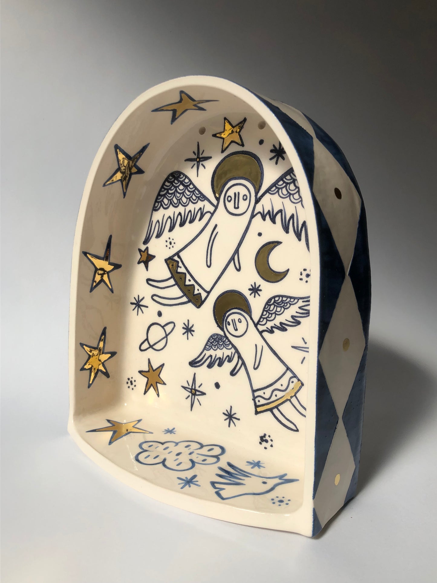 Guardian angel ceramic altar