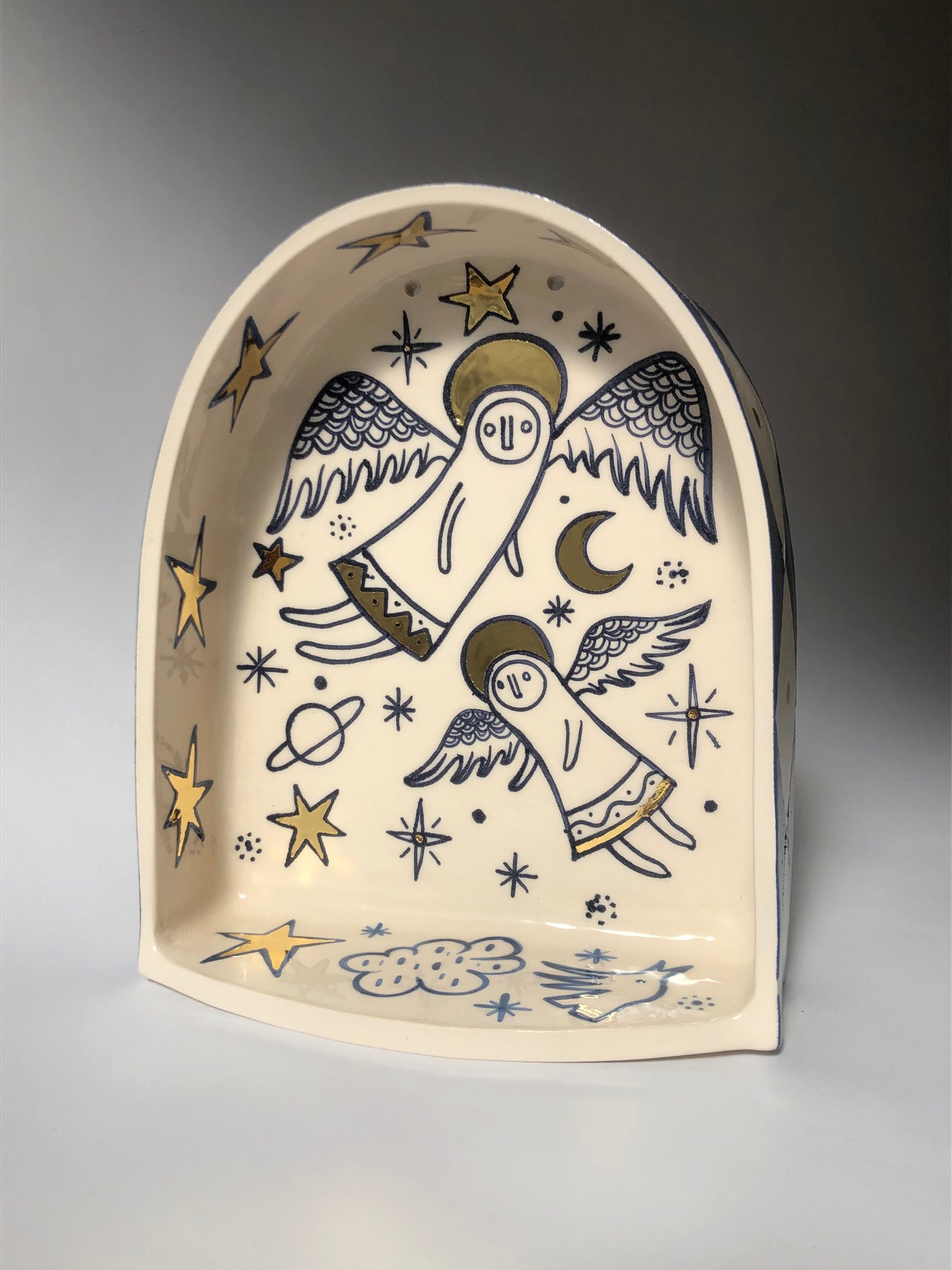 Guardian angel ceramic altar