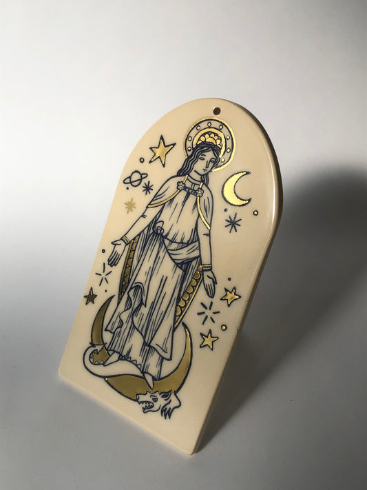santa Mariña/saint margaret ceramic charm