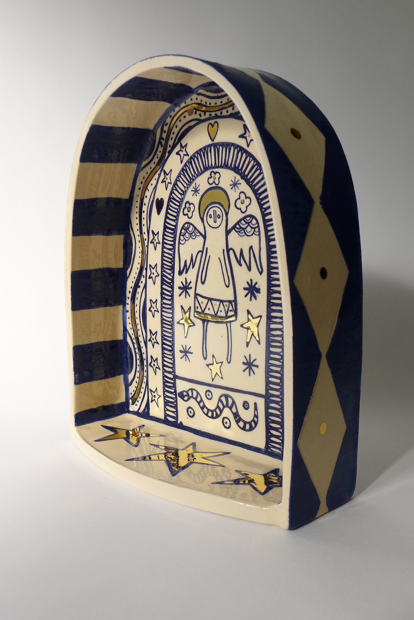 Angel's portal ceramic altar