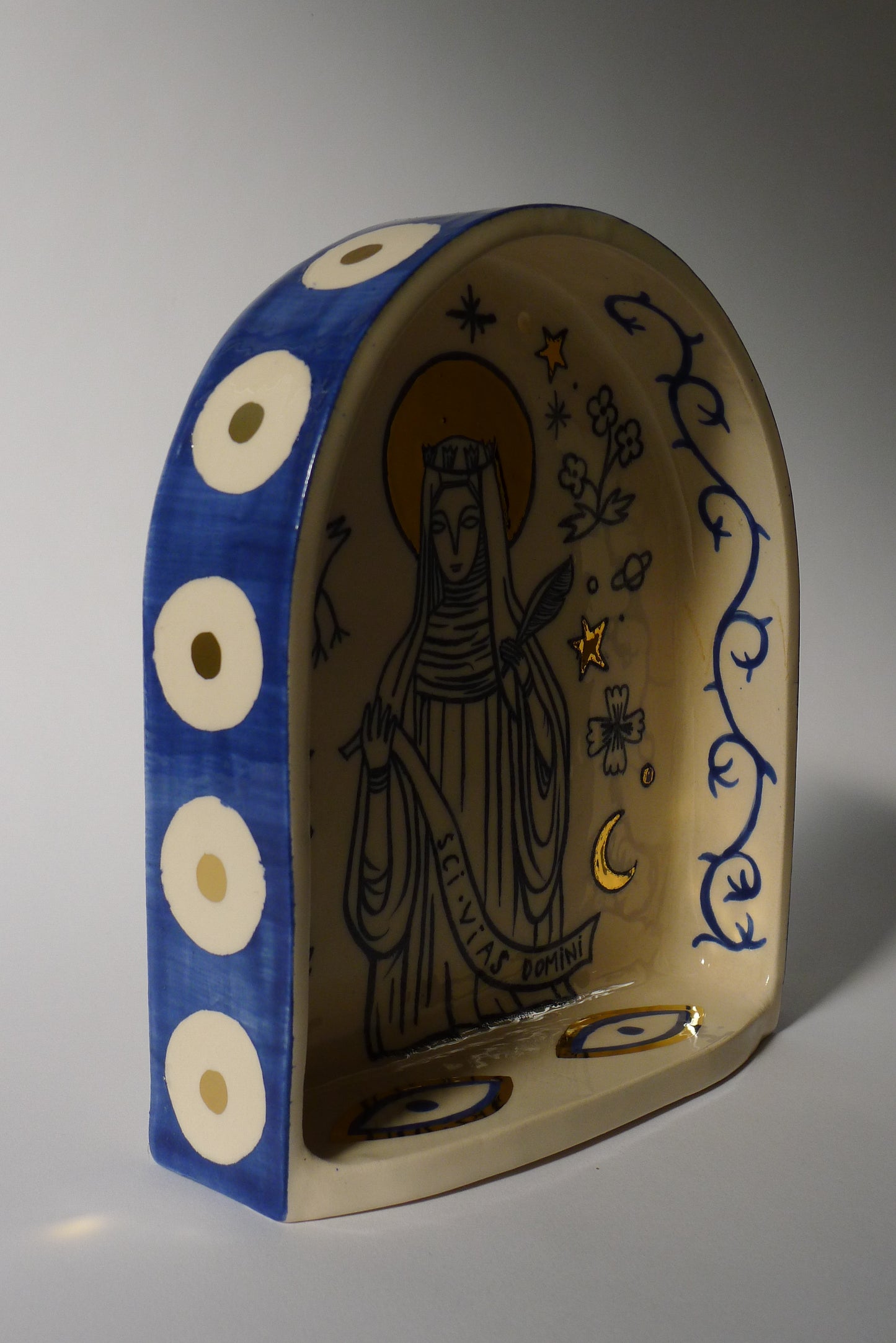 Hildegard von Bingen ceramic altar