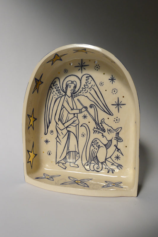 saint Michael ceramic altar
