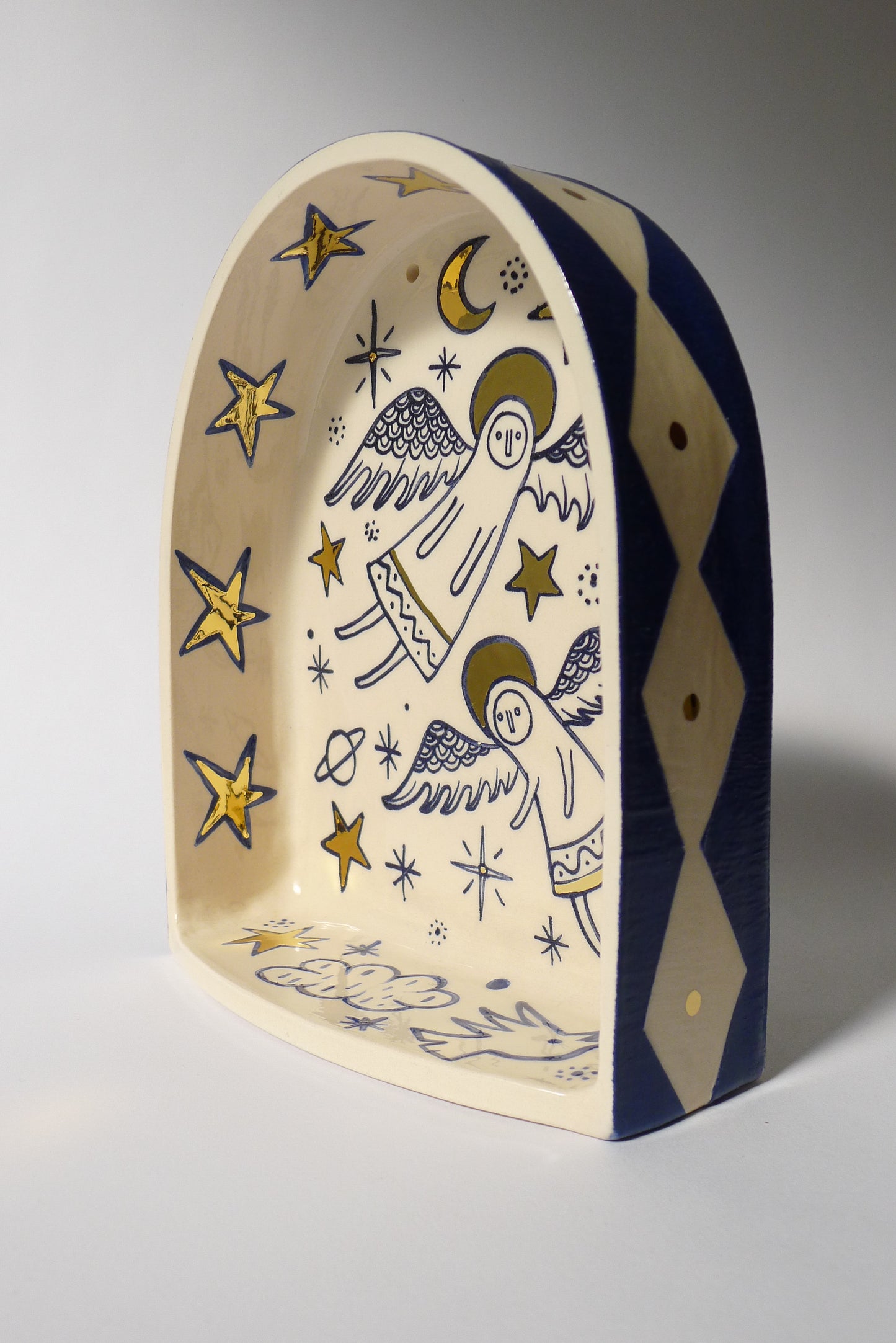 Guardian angel ceramic altar