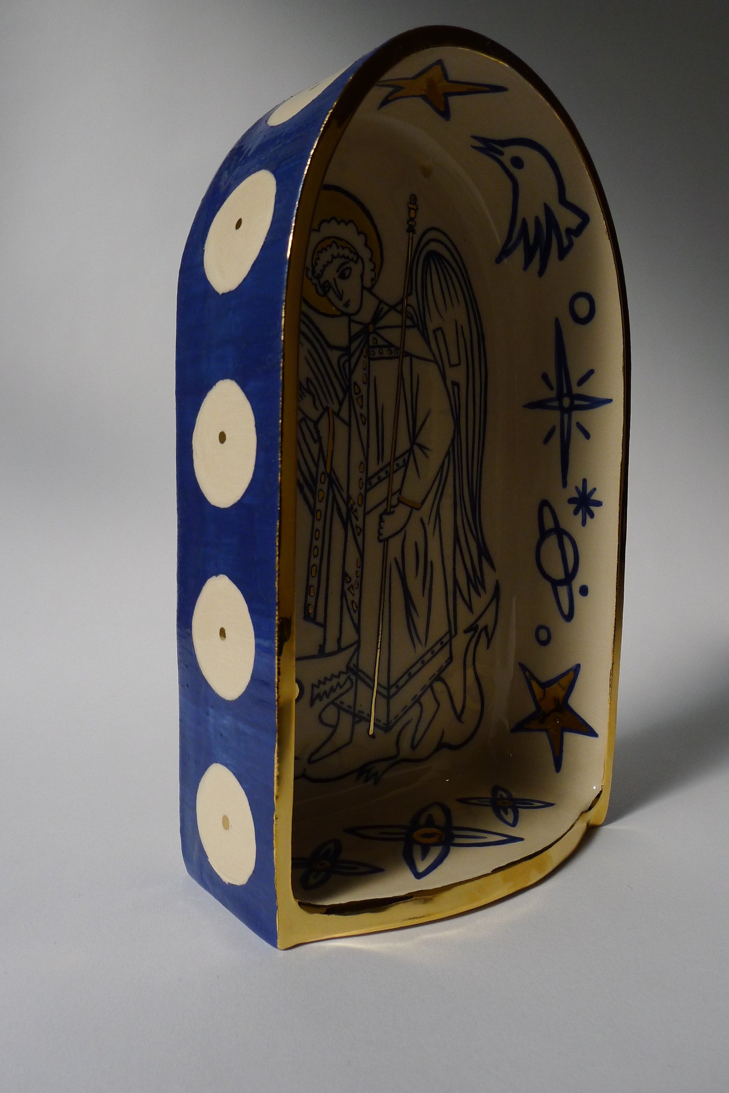 saint Michael ceramic altar