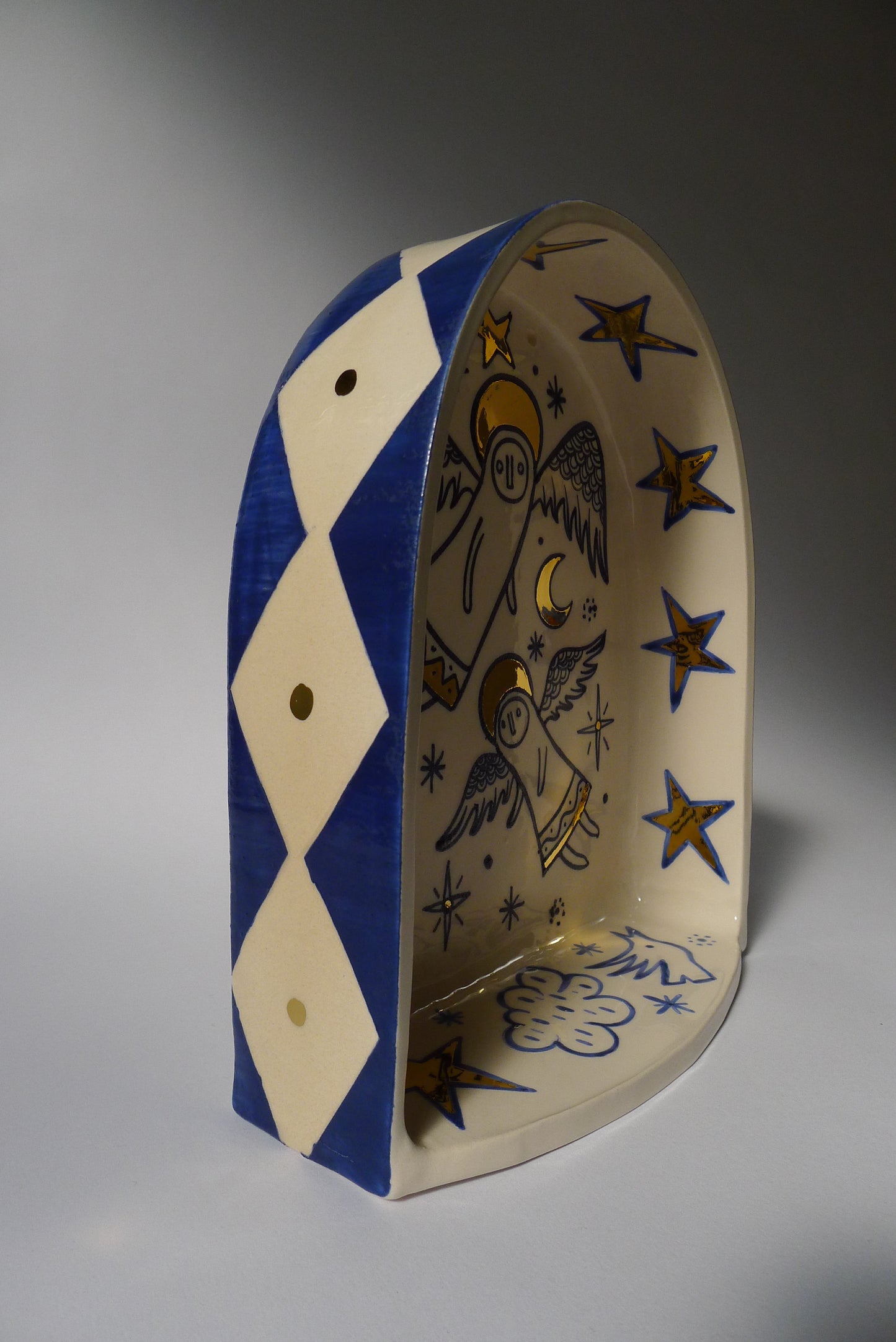 Guardian angel ceramic altar