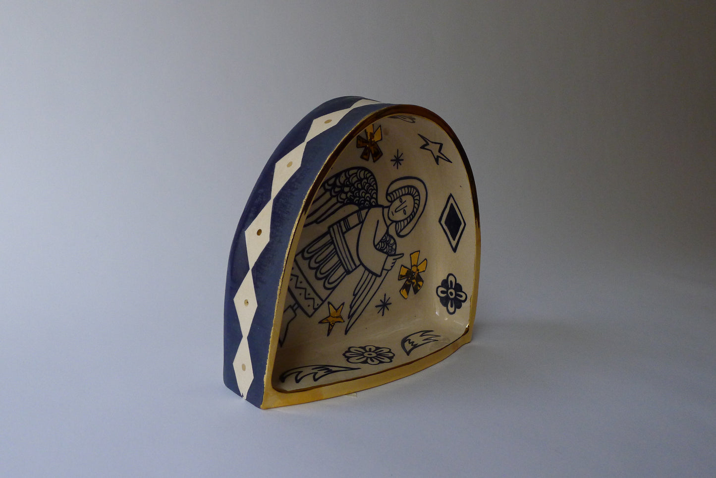 Guardian angel ceramic altar