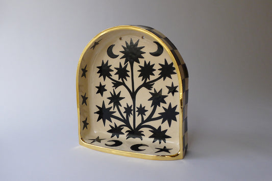 Magic plant ceramic altar