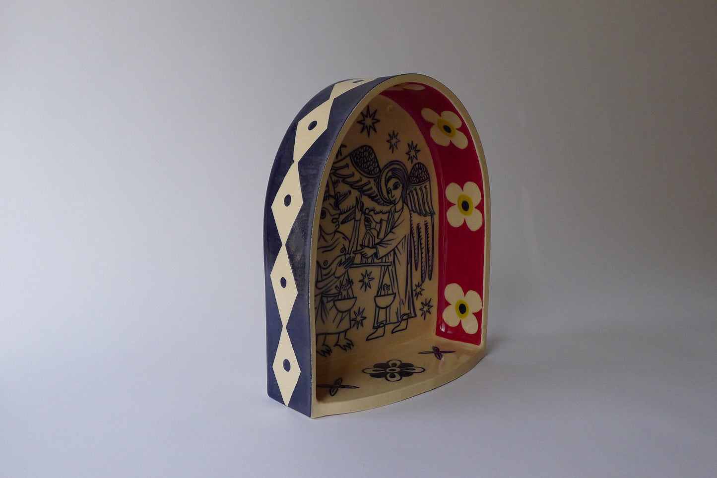 Psychostasis ceramic shrine