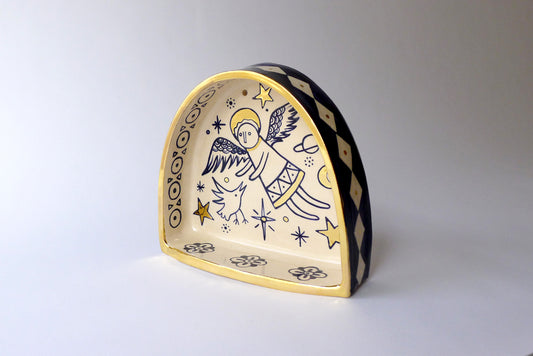 Guardian angel ceramic altar