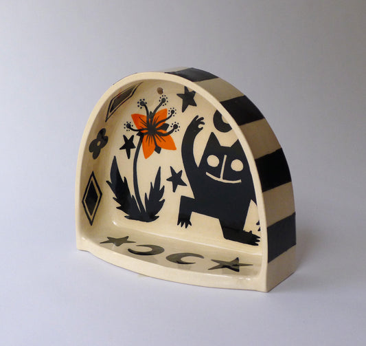 Magic daemon plant spirit ceramic shrine