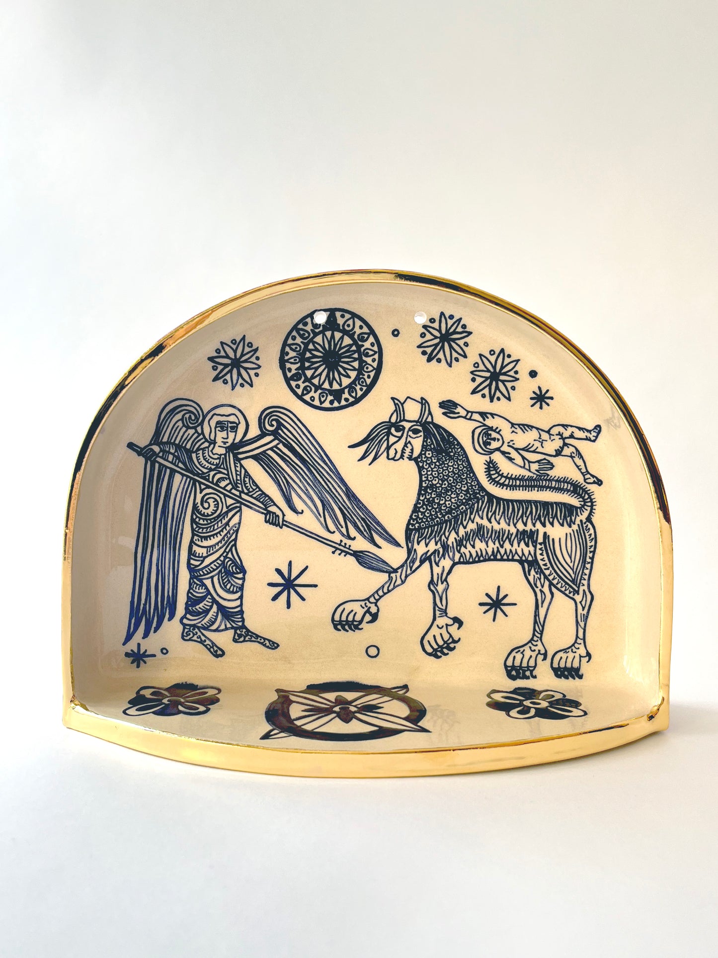 The Angel of the Abyss ceramic shrine