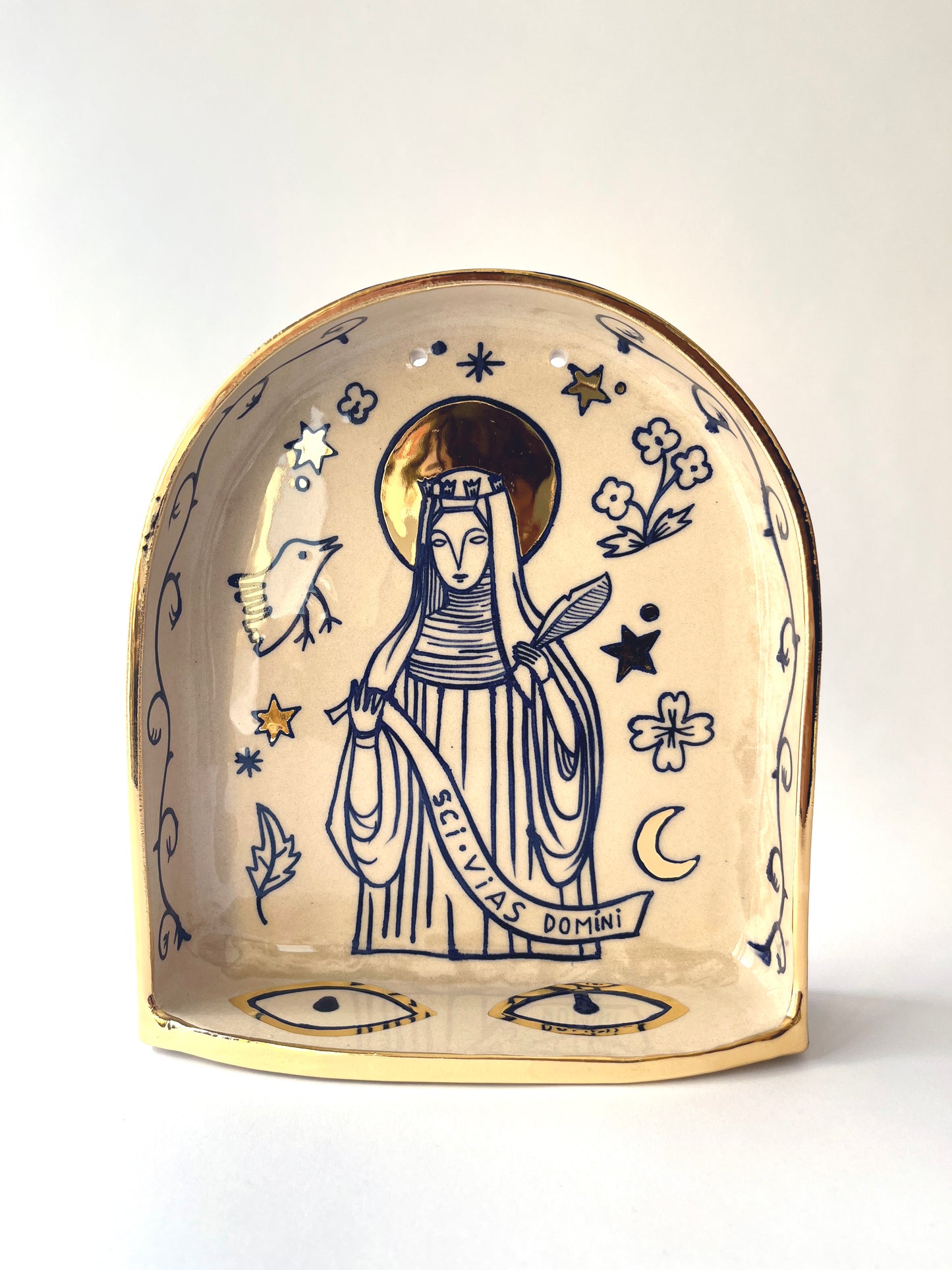 Hildegard von Bingen ceramic altar