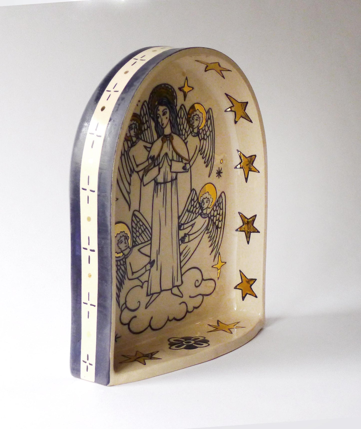 Santuario de cerámica de Santa Margarita y el dragón