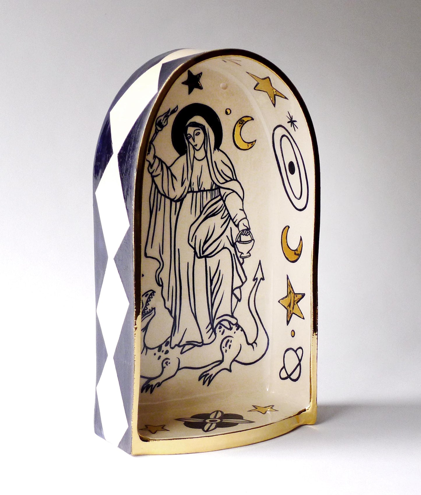 altar de cerámica de santa Marta