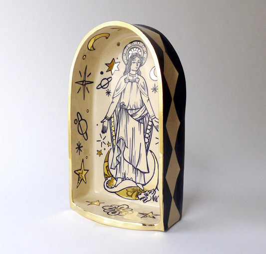 altar de cerámica de santa Mariña/santa Margarita 