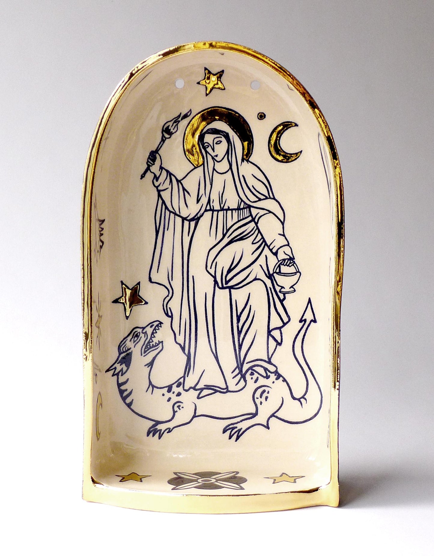 altar de cerámica de santa Marta