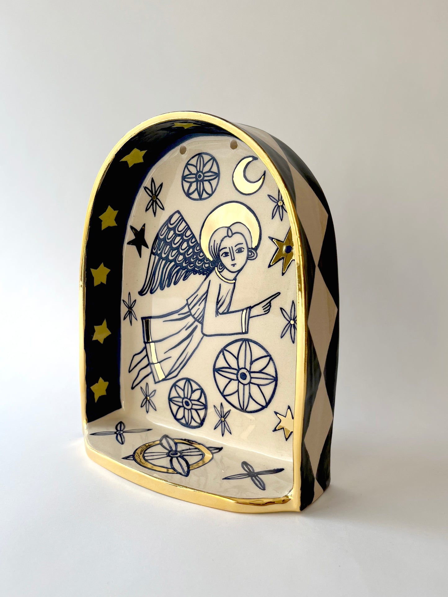 Guiding Angel ceramic altar