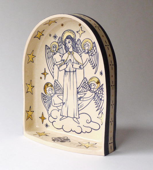 Santuario de cerámica de Santa Margarita y el dragón