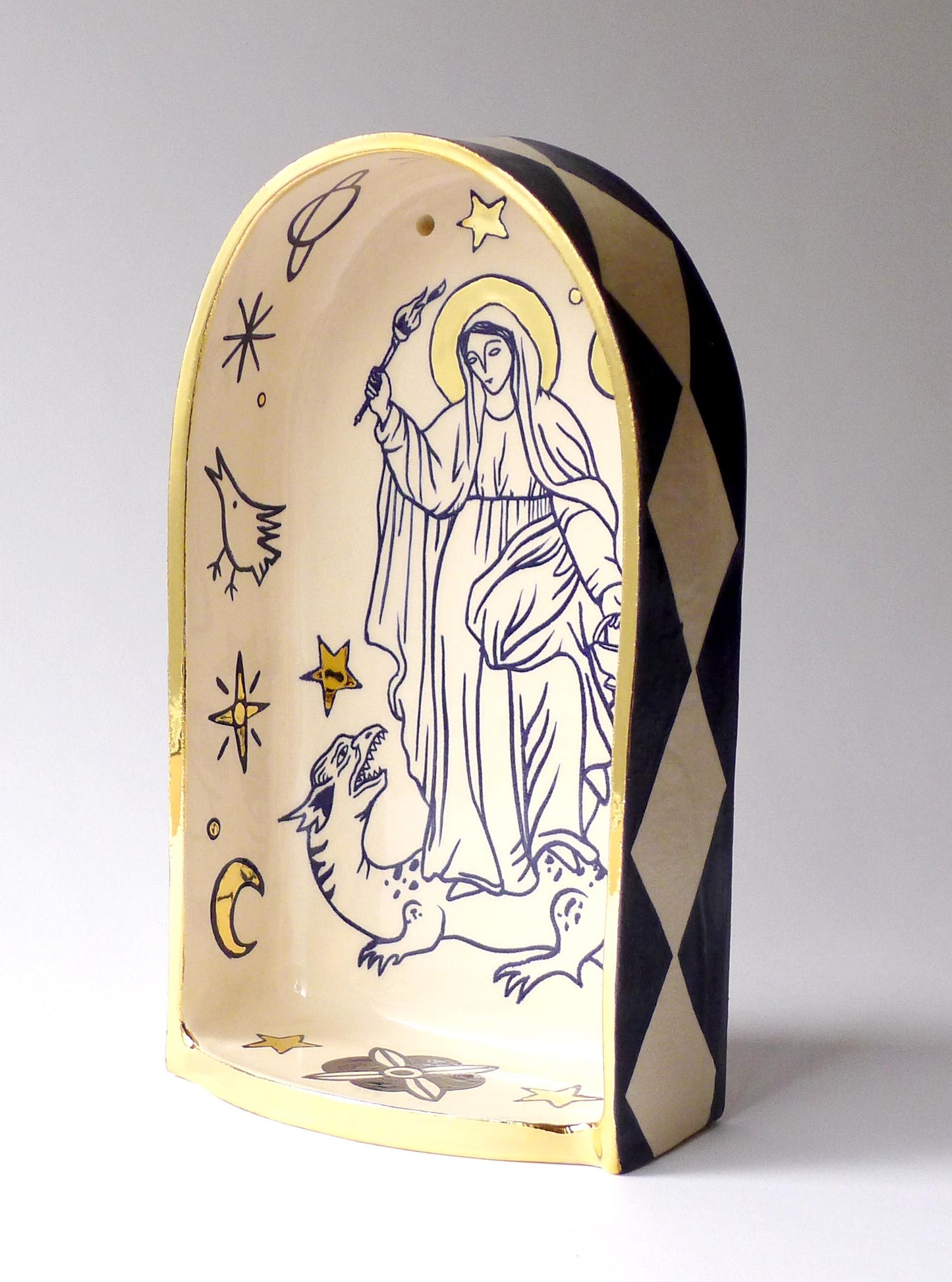 altar de cerámica de santa Marta